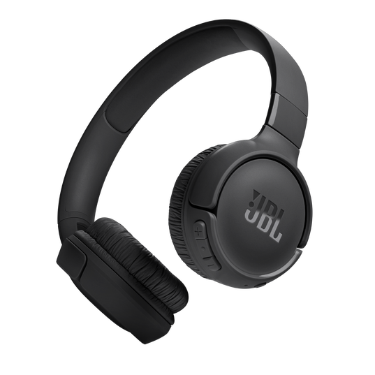 JBL Tune 520BT - Black - Wireless on-ear headphones - Hero